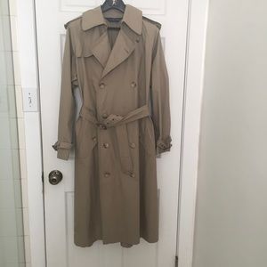 Vintage Classic Ralph Lauren Men's Trench Coat, M